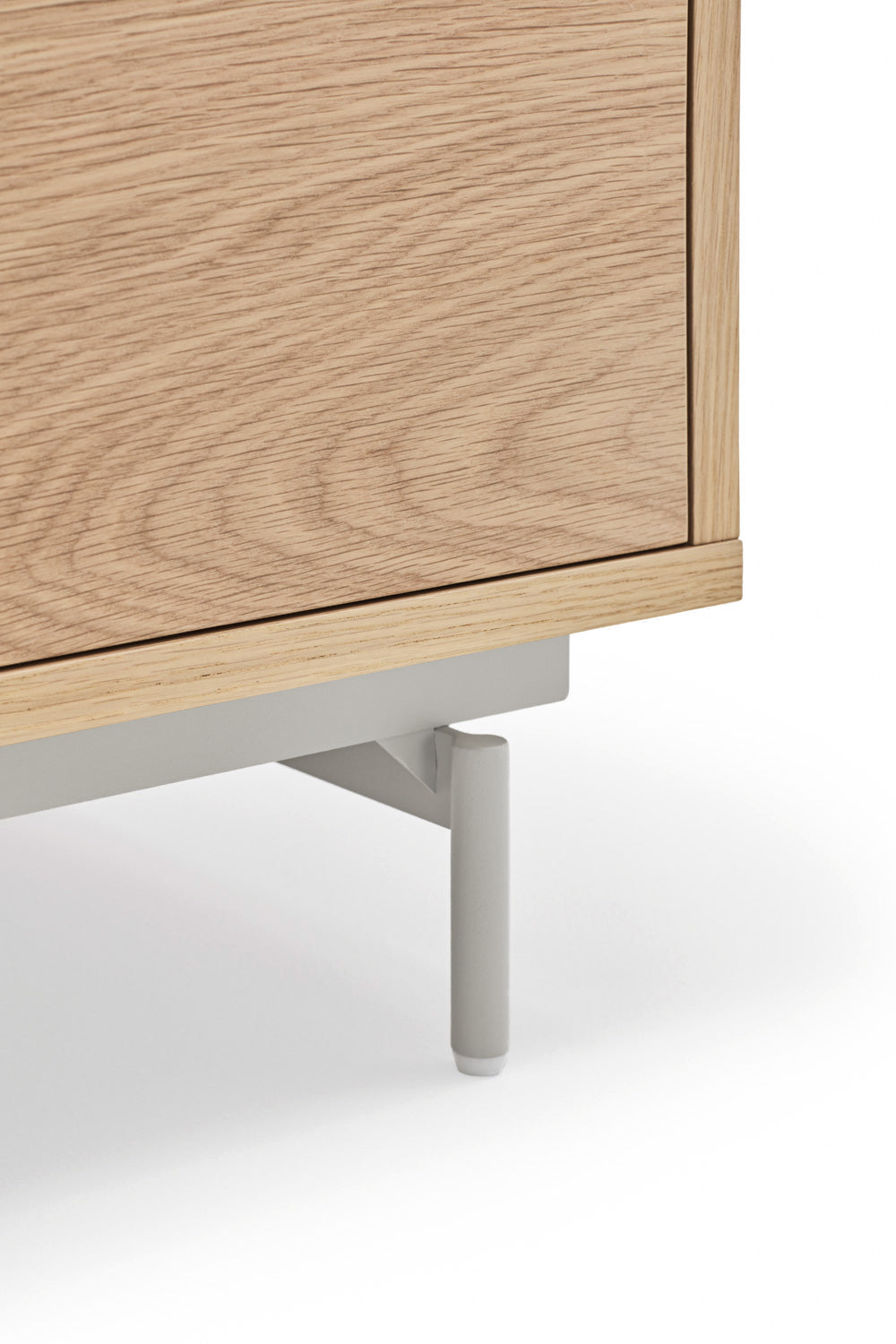 Mobile TV rovere/grigio chiaro Valley di Teulat 180x40 cm