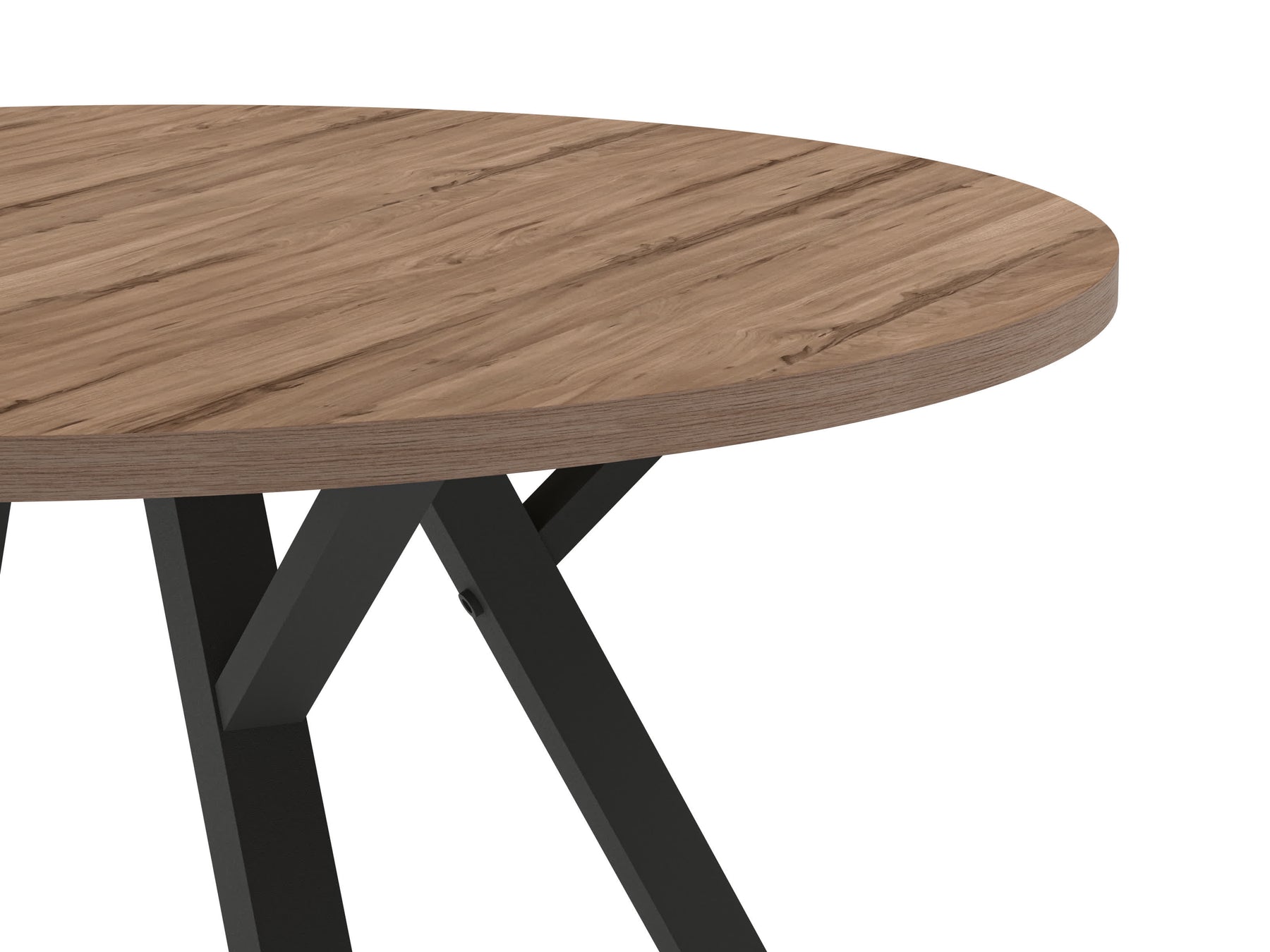 Tavolo rotondo per 4 persone Atlantide 120x77 cm