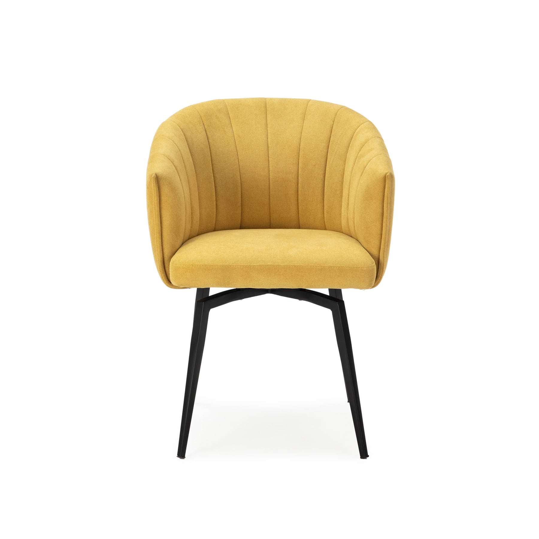 Poltrona con struttura in metallo e gambe Erica 60x60 h81 cm