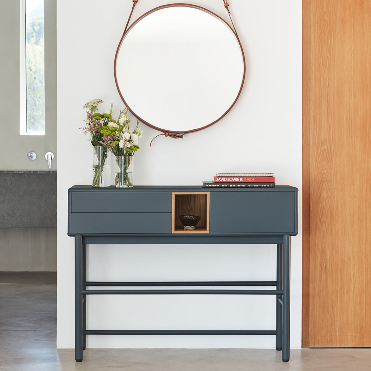 Consolle 2 cassetti Corvo di Teulat 120x35 cm