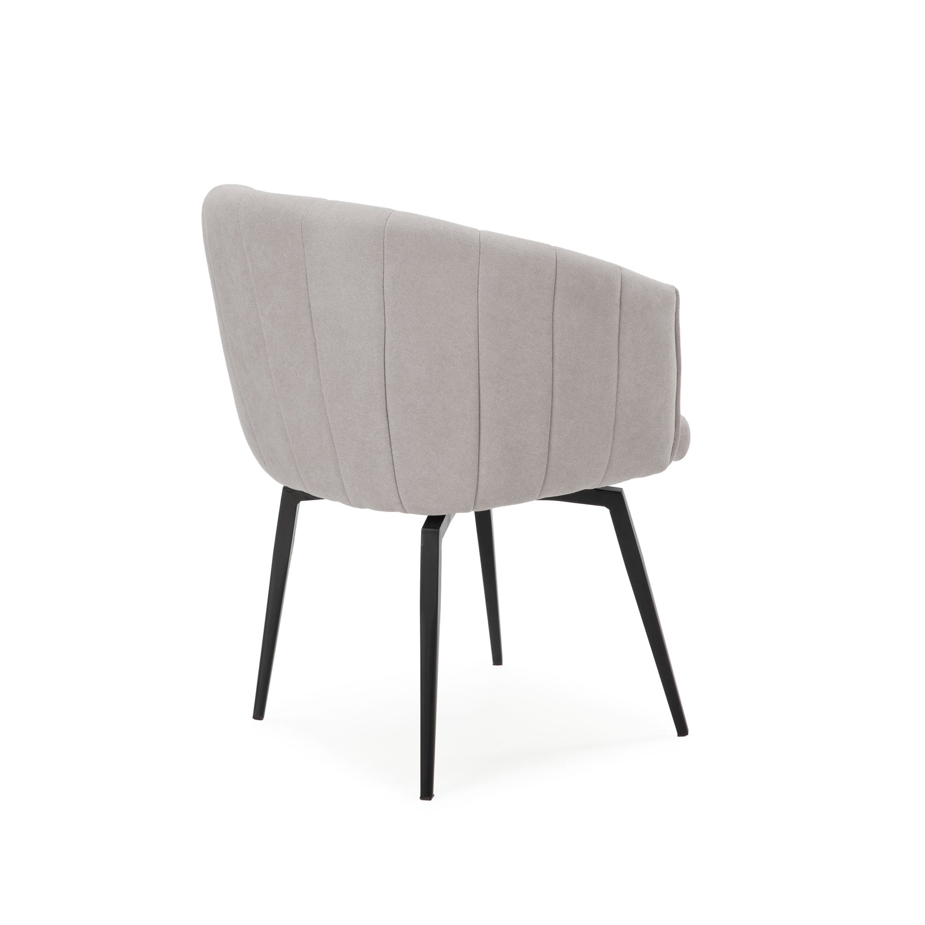 Poltrona con struttura in metallo e gambe Erica 60x60 h81 cm
