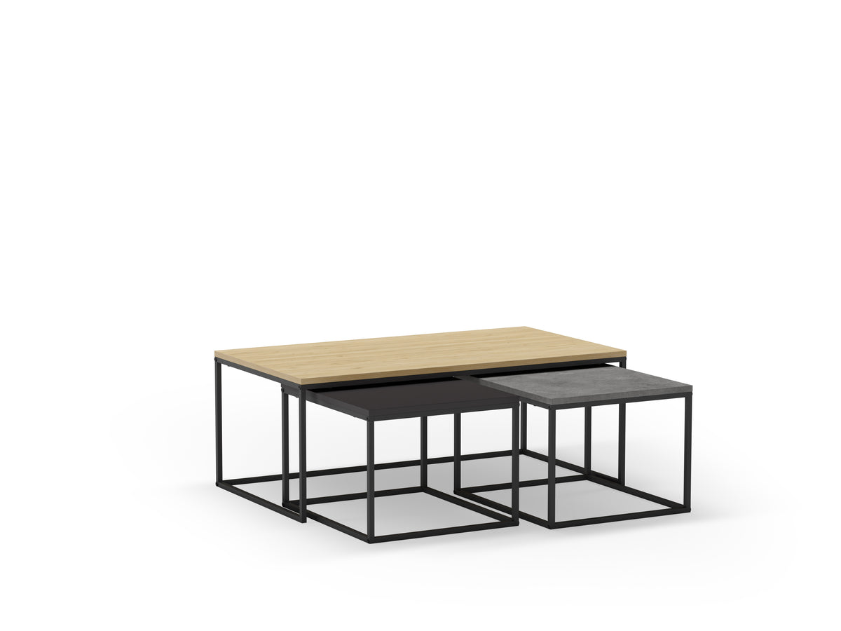 Set 3 tavolini da caffé Camy