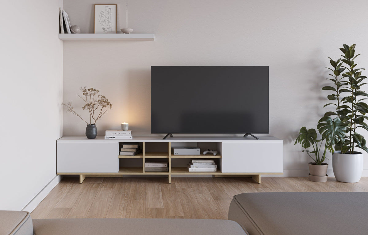 Mobile TV 2 ante Leda 230x44 cm