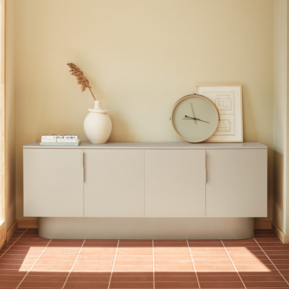 Madia 4 ante 3 cassetti laccata Totem 200x50