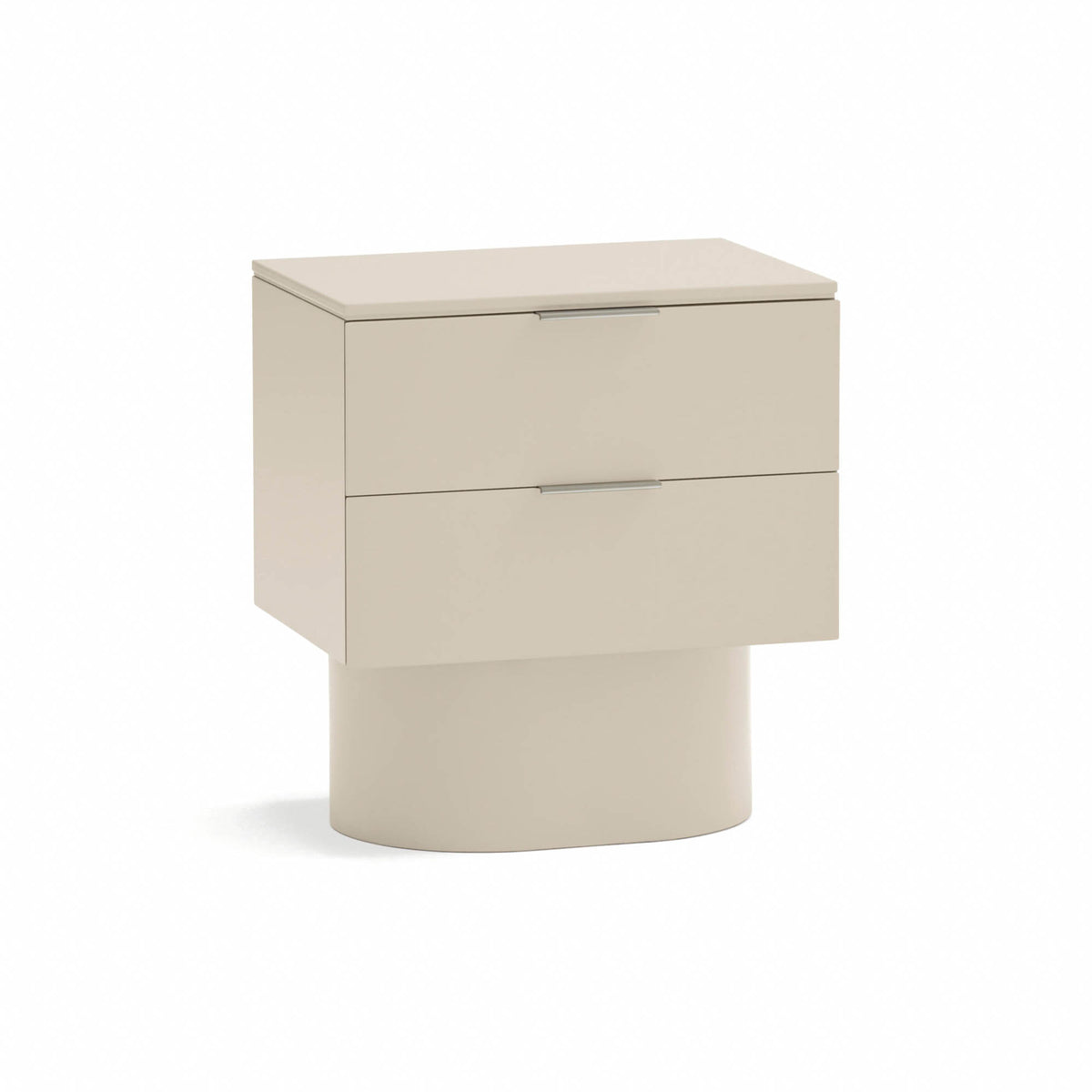 Comodino 2 cassetti Totem 50x56 cm