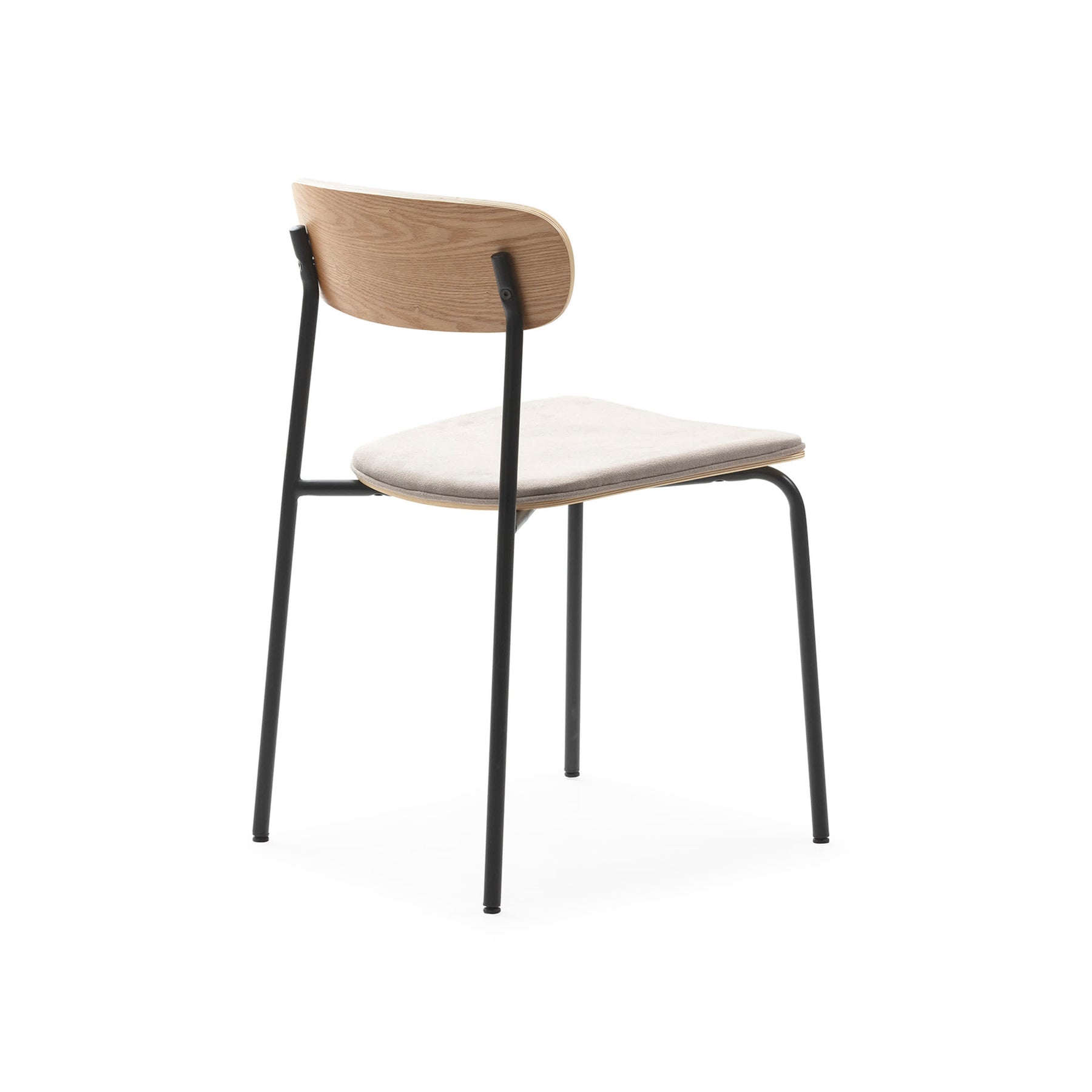 Set di 2 sedie in legno con gambe in metallo Adri 46x52 h78 cm