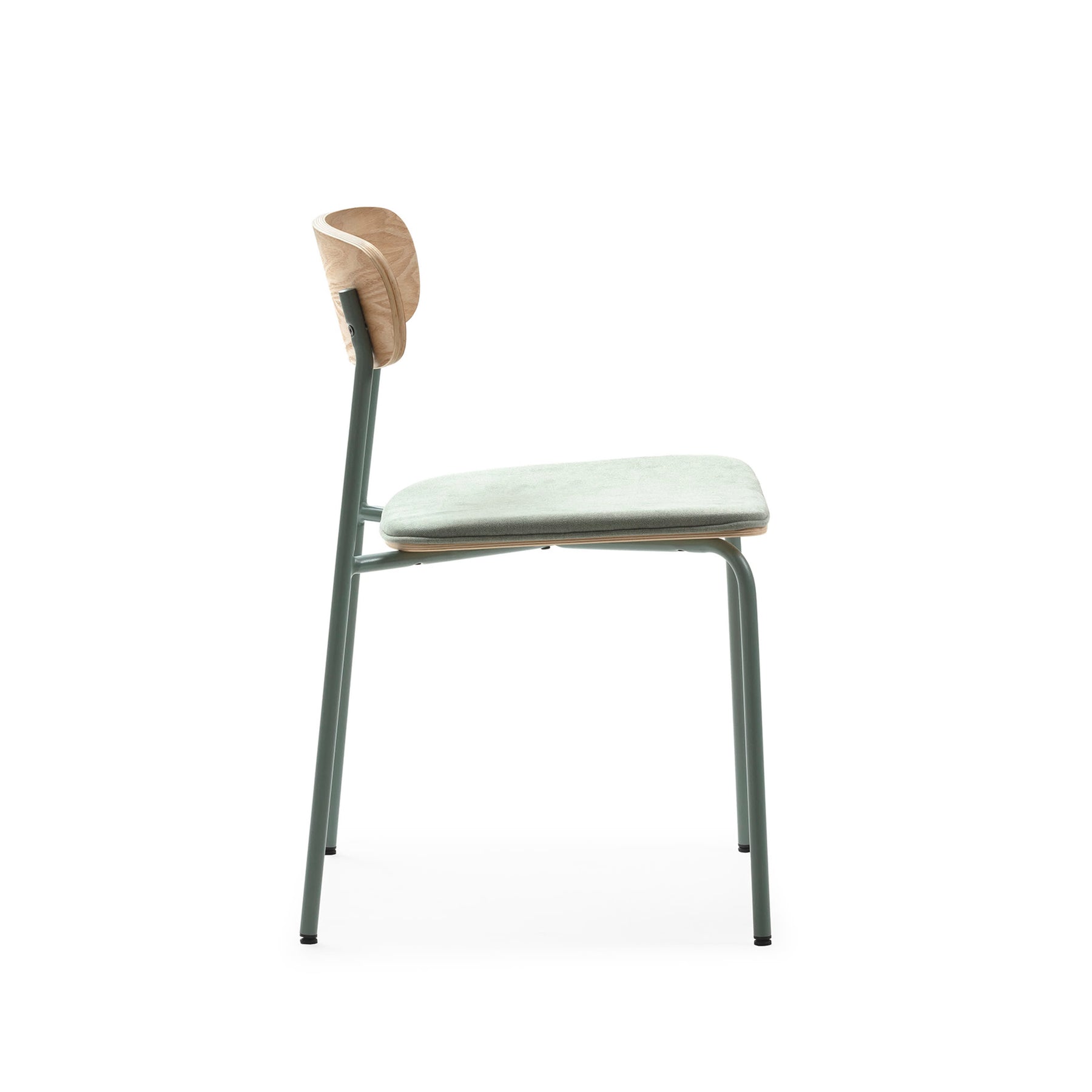 Set di 2 sedie in legno con gambe in metallo Adri 46x52 h78 cm