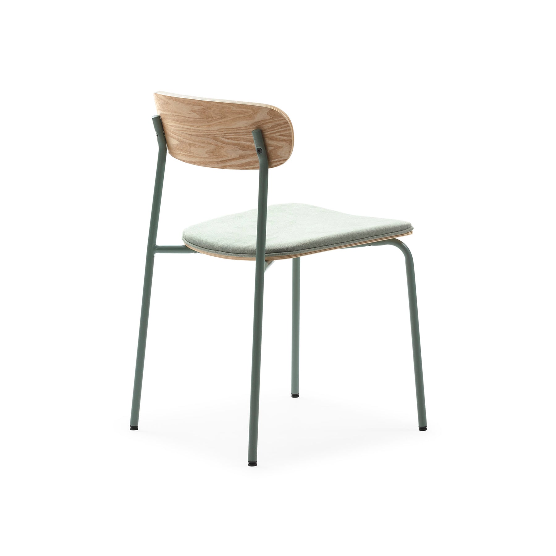 Set di 2 sedie in legno con gambe in metallo Adri 46x52 h78 cm