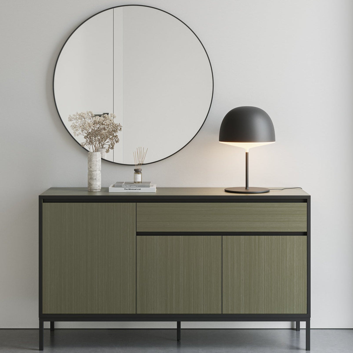 Madia 4 ante 1 cassetto Lory 40x180 cm