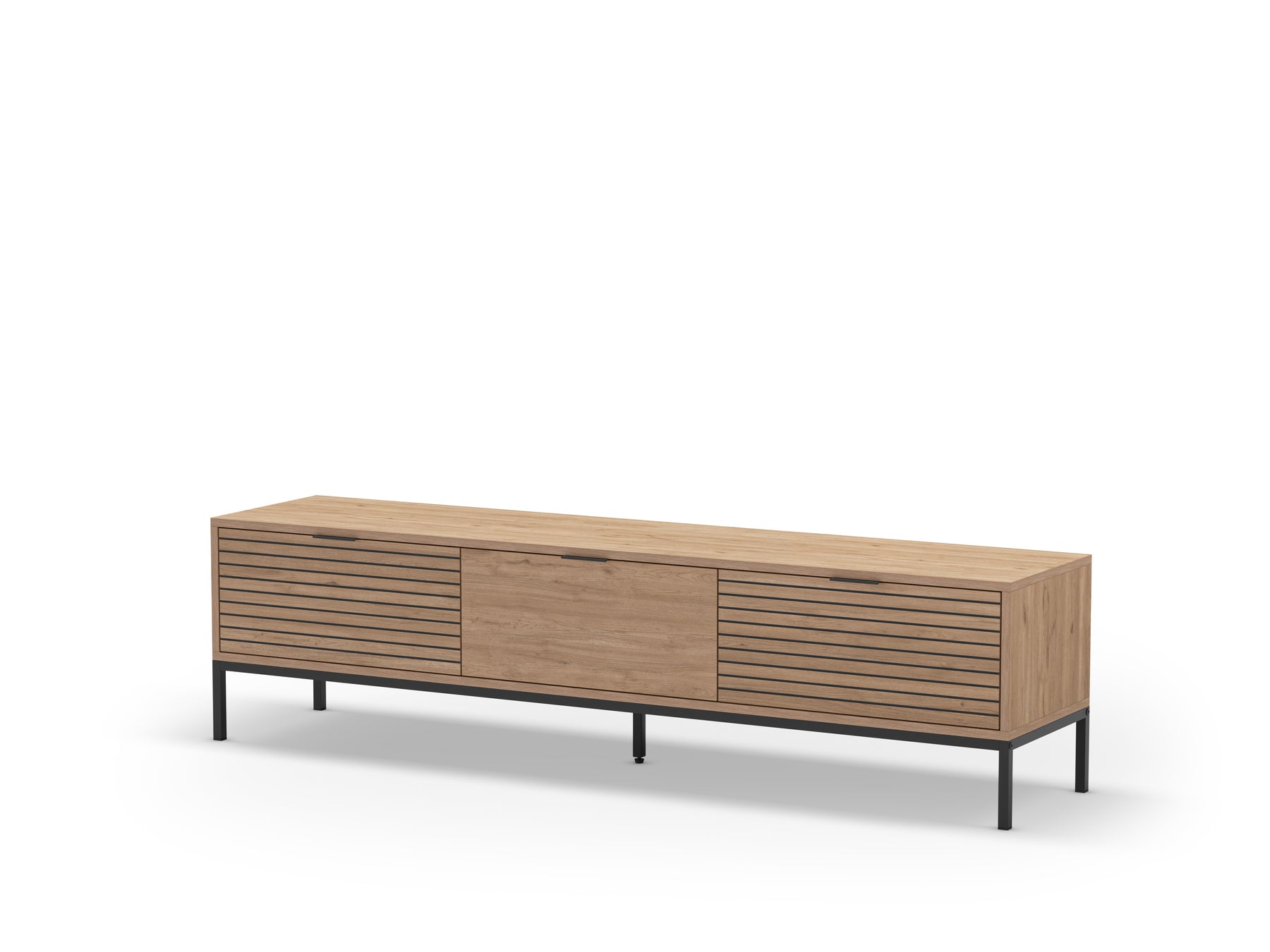Mobile TV 3 cassetti rovere Ally 180x48 cm
