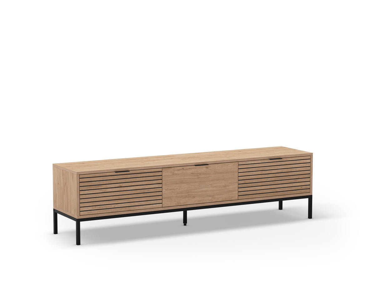 Mobile TV 3 cassetti rovere Ally 180x48 cm