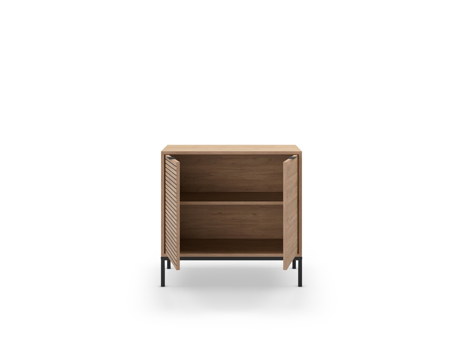Credenza 2 ante rovere Ally 80x80 cm