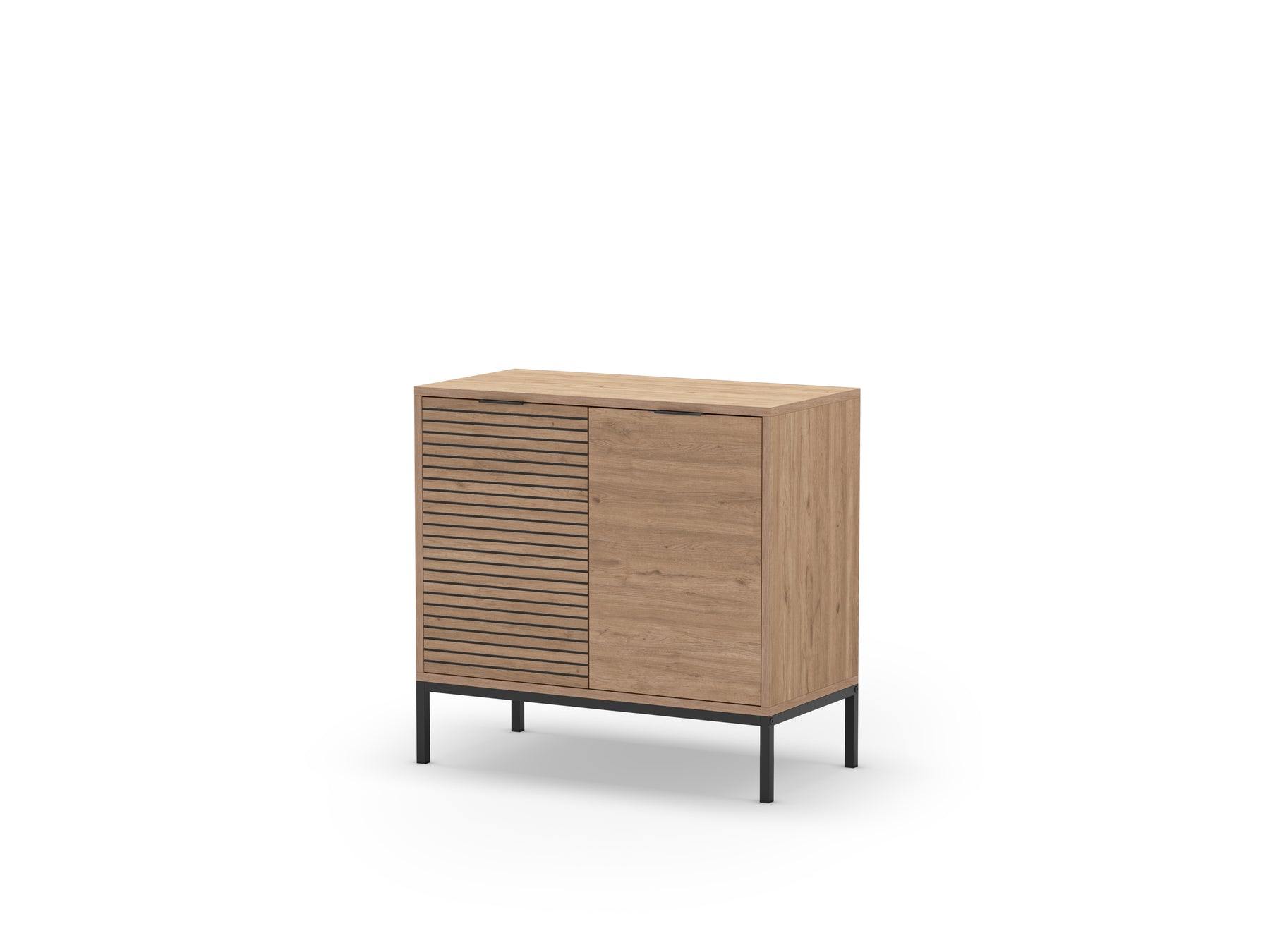 Credenza 2 ante rovere Ally 80x80 cm