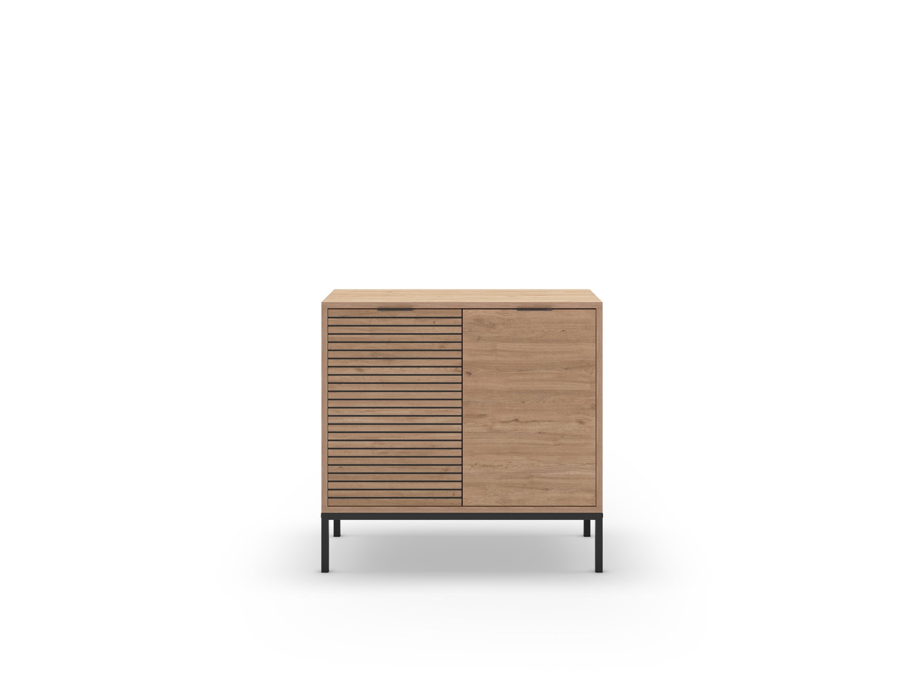 Credenza 2 ante rovere Ally 80x80 cm