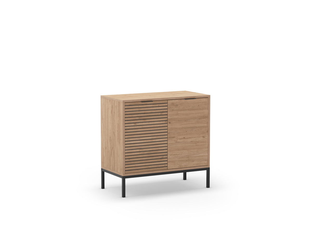 Credenza 2 ante rovere Ally 80x80 cm