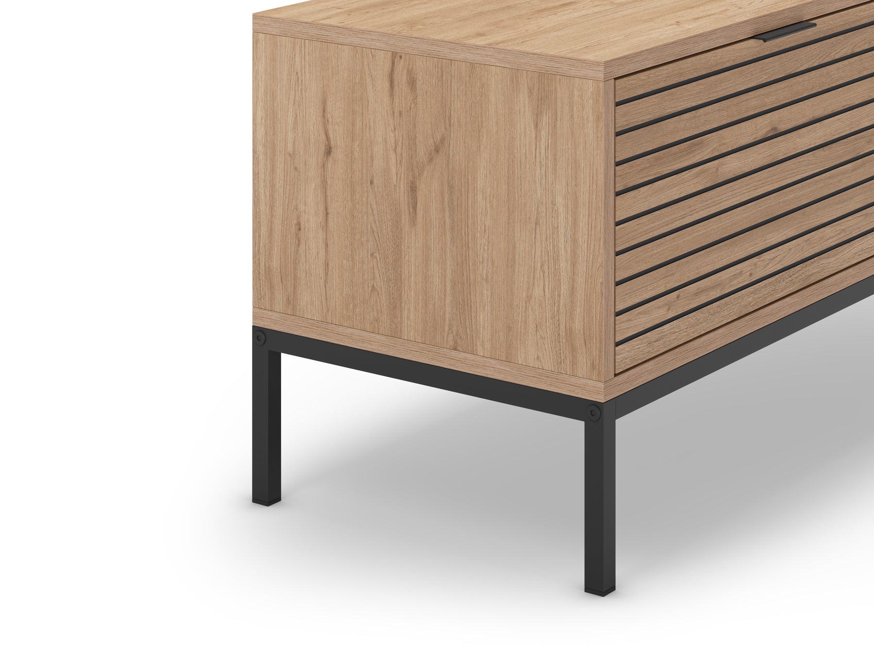Mobile TV 2 cassetti rovere Ally 120x48 cm