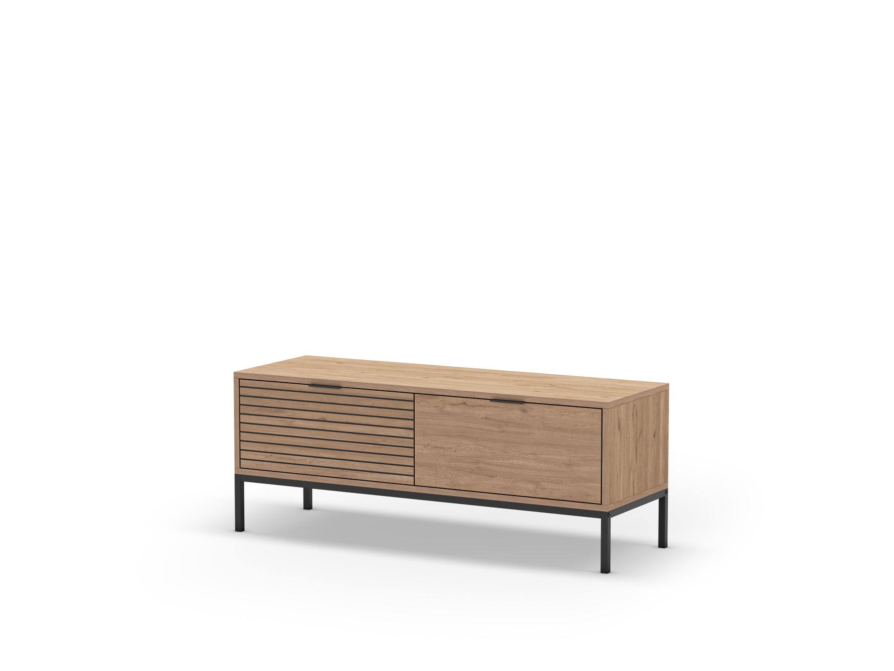 Mobile TV 2 cassetti rovere Ally 120x48 cm