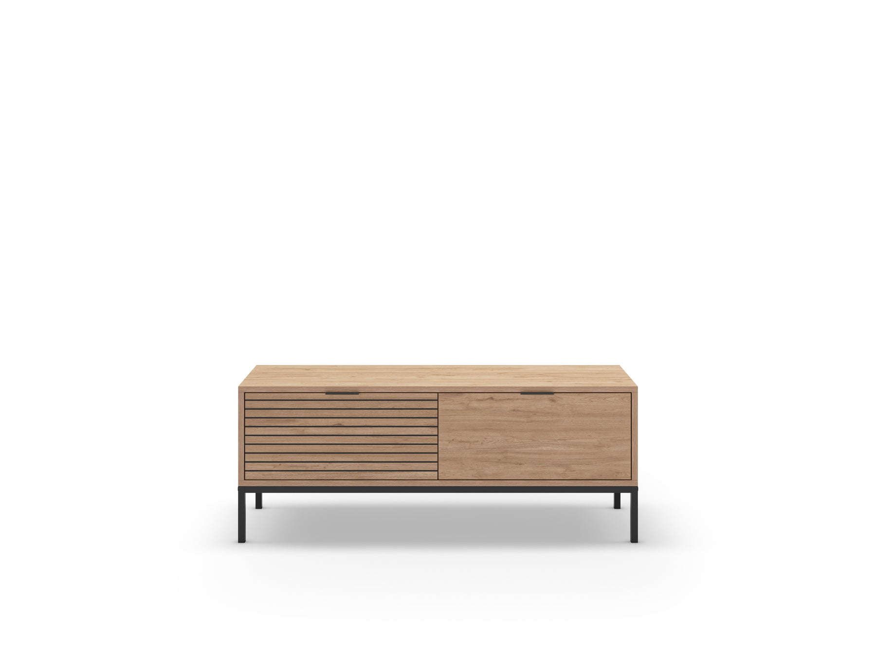 Mobile TV 2 cassetti rovere Ally 120x48 cm