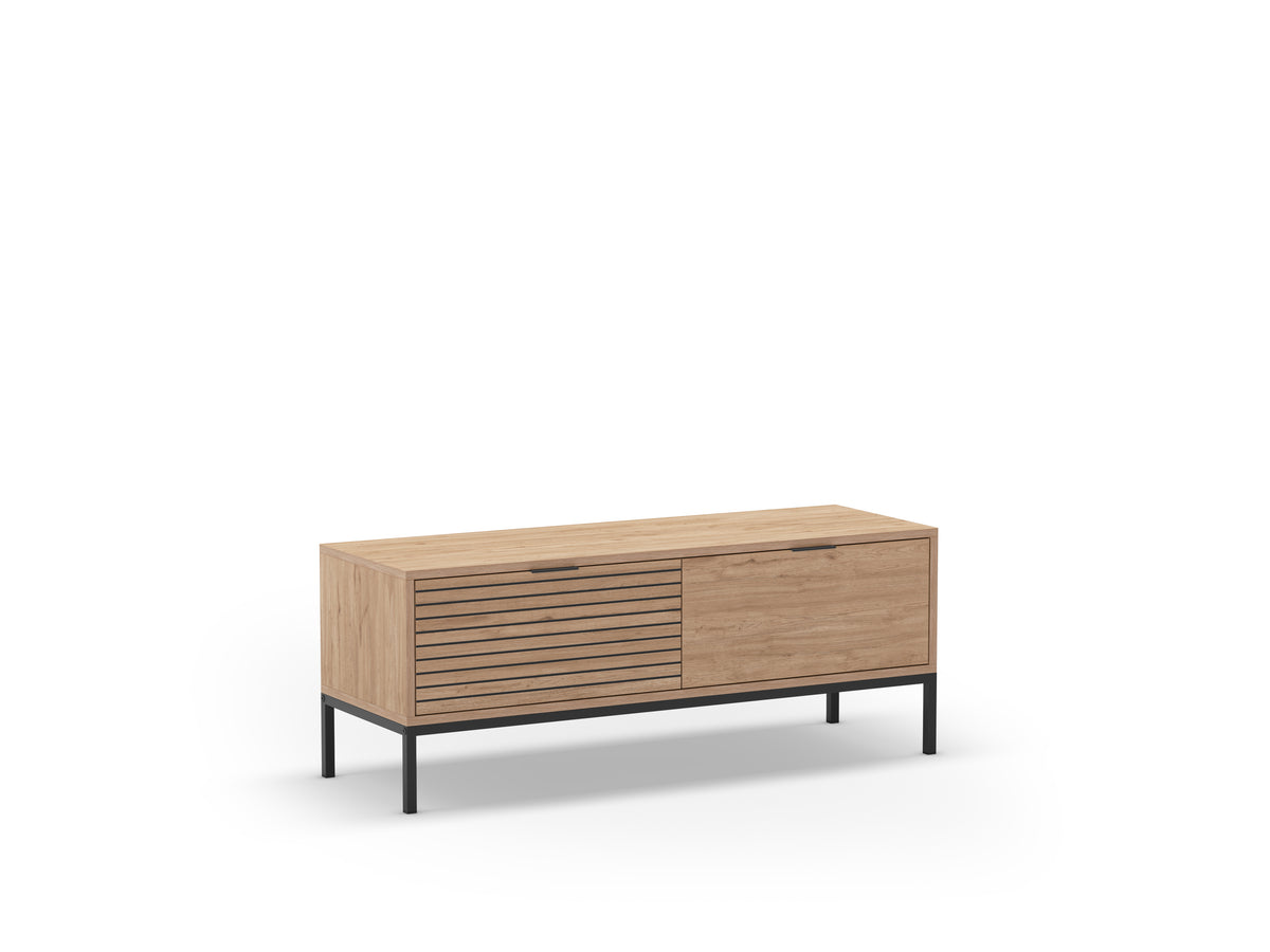 Mobile TV 2 cassetti rovere Ally 120x48 cm