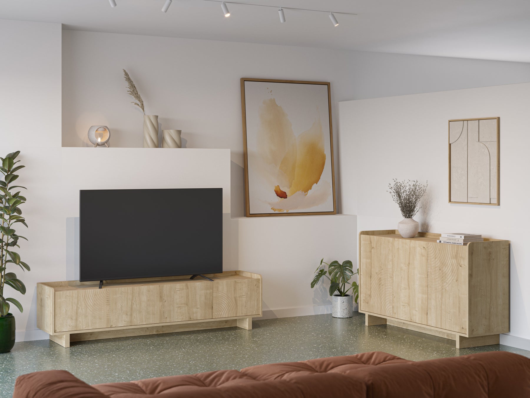 Mobile TV 4 ante Saira 180x45 cm