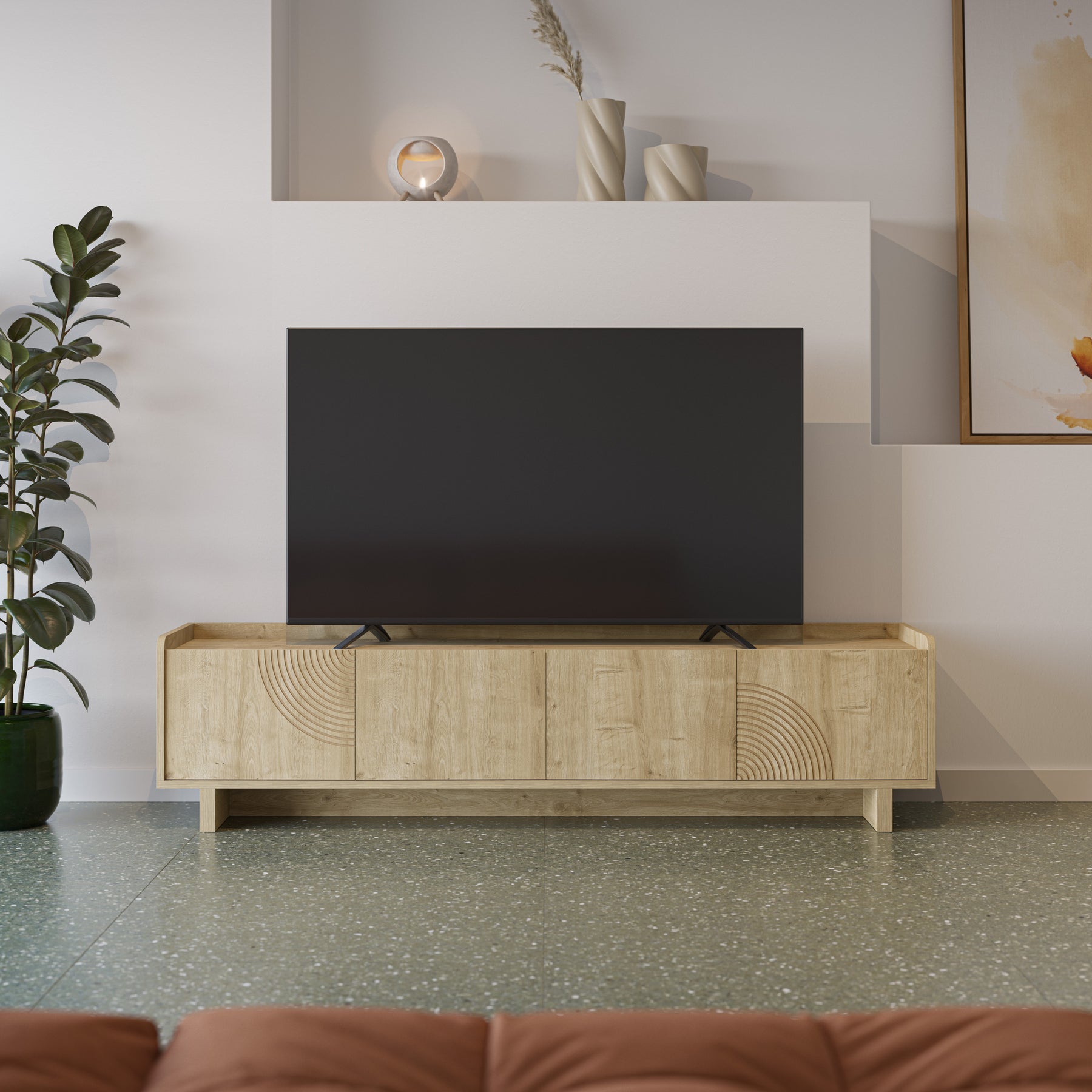 Mobile TV 4 ante Saira 180x45 cm