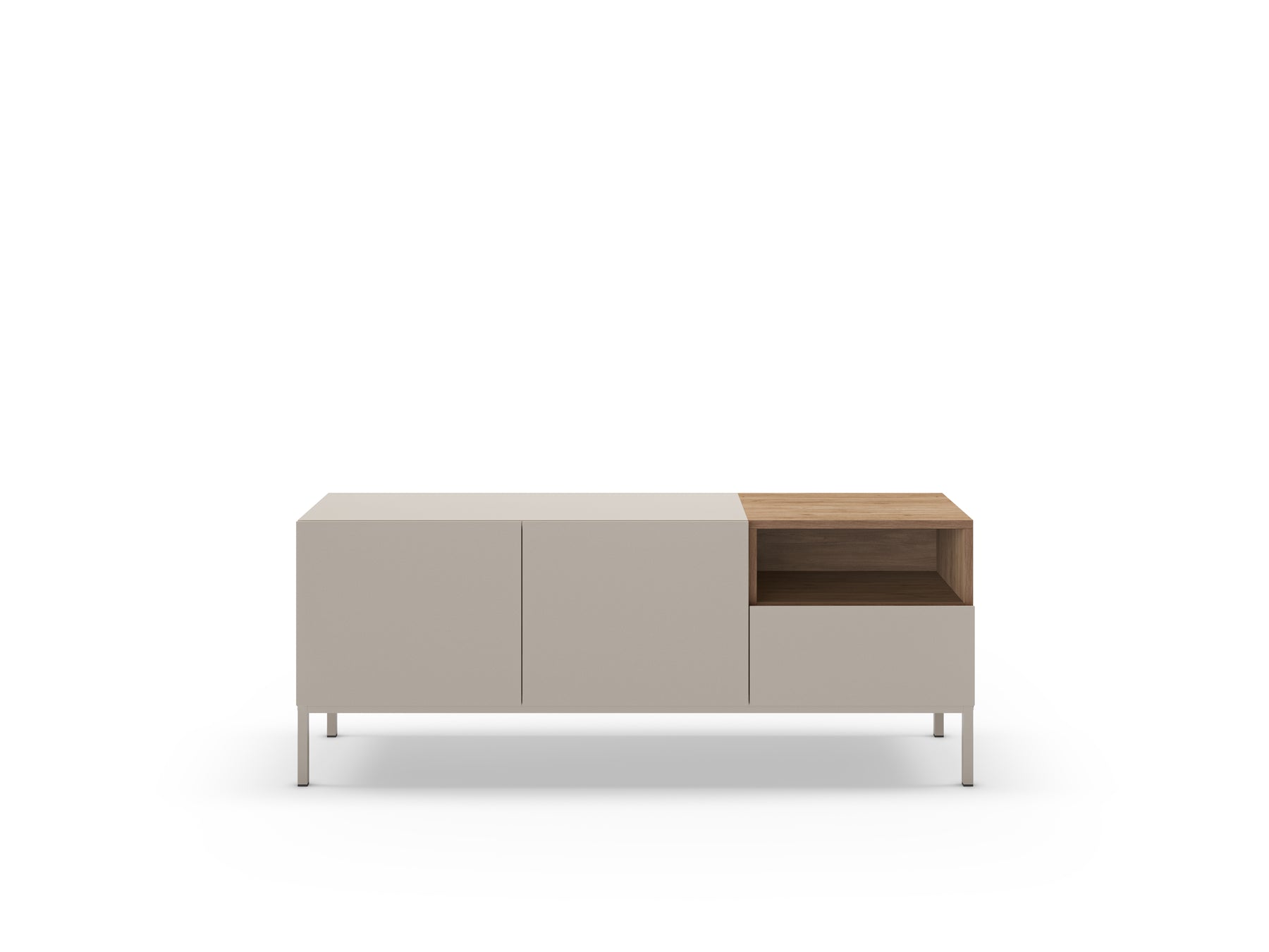Mobile TV 2 ante 1 cassetto Nalia 140x55 cm