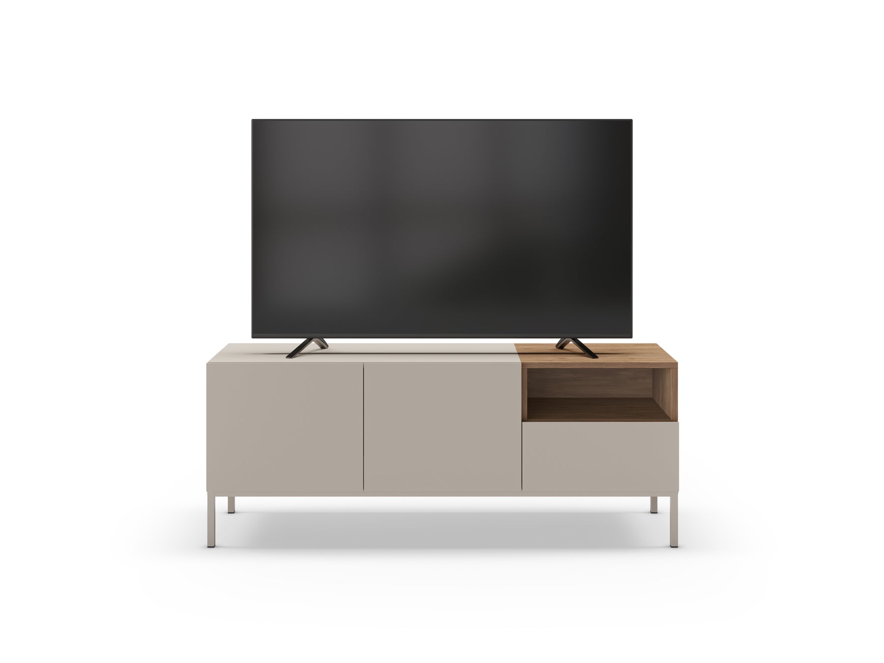 Mobile TV 2 ante 1 cassetto Nalia 140x55 cm