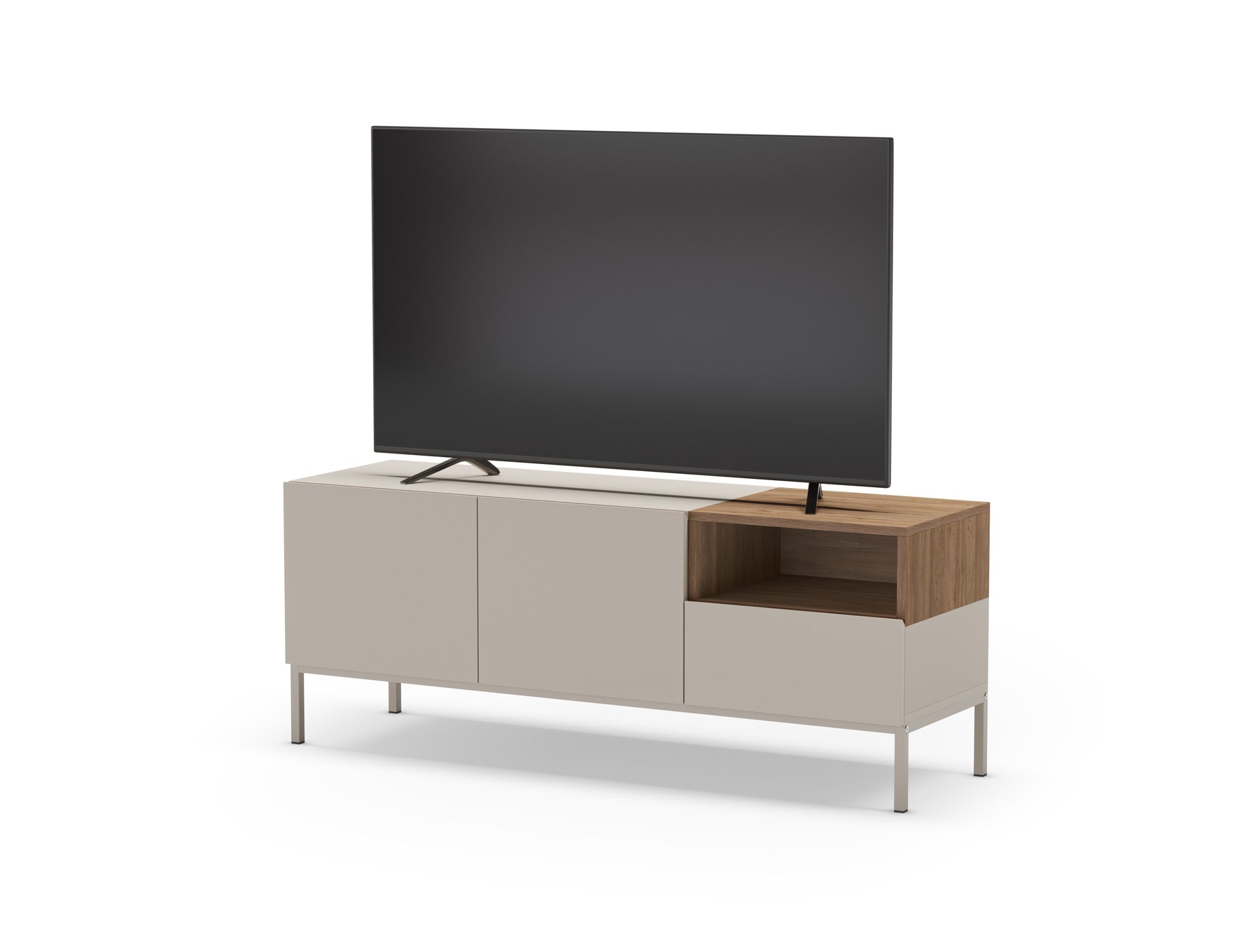 Mobile TV 2 ante 1 cassetto Nalia 140x55 cm