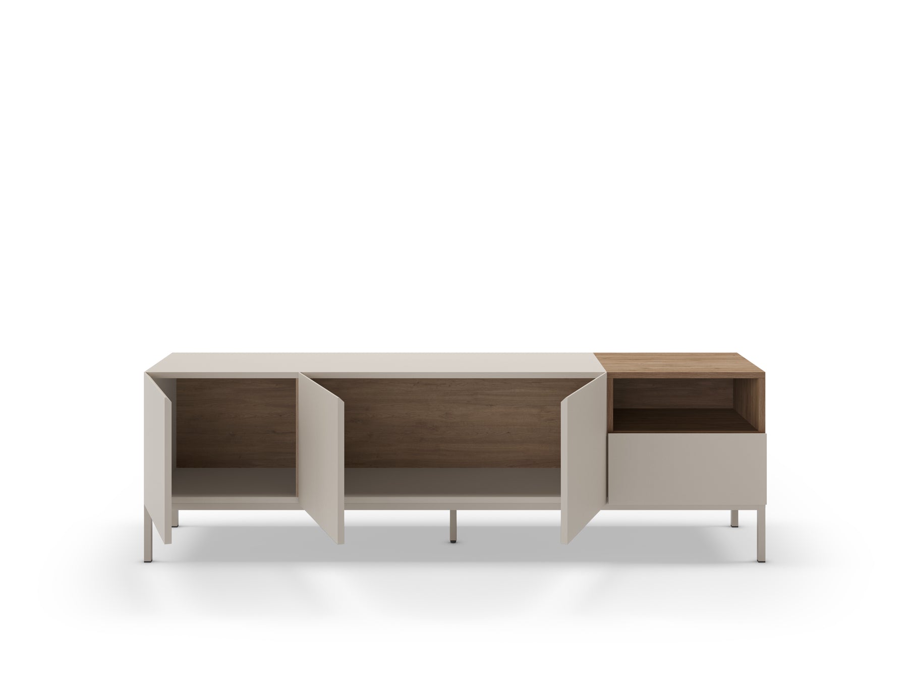 Mobile TV 3 ante 1 cassetto Nalia 180x55 cm