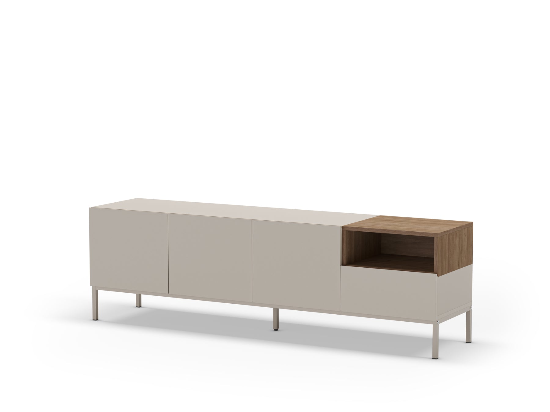 Mobile TV 3 ante 1 cassetto Nalia 180x55 cm