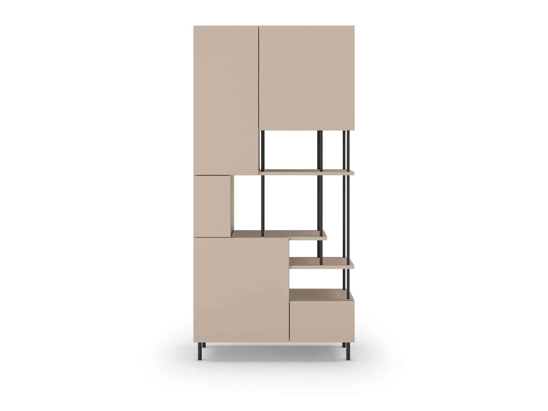 Libreria 5 ante Perla 84x175 cm
