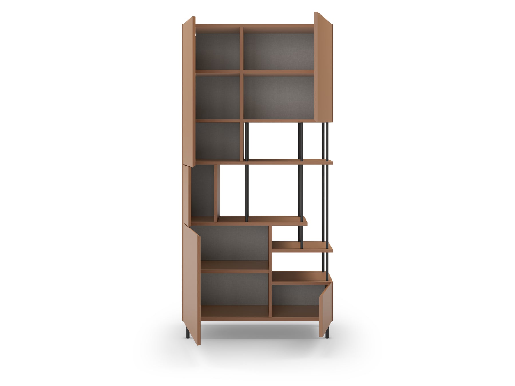 Libreria 5 ante Perla 84x175 cm