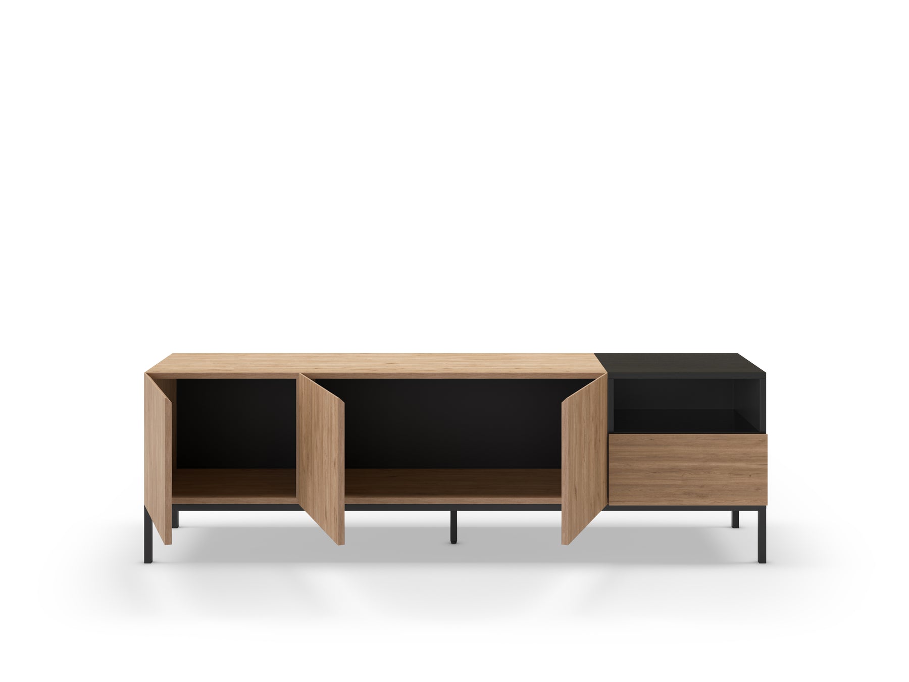 Mobile TV 3 ante 1 cassetto Nalia 180x55 cm