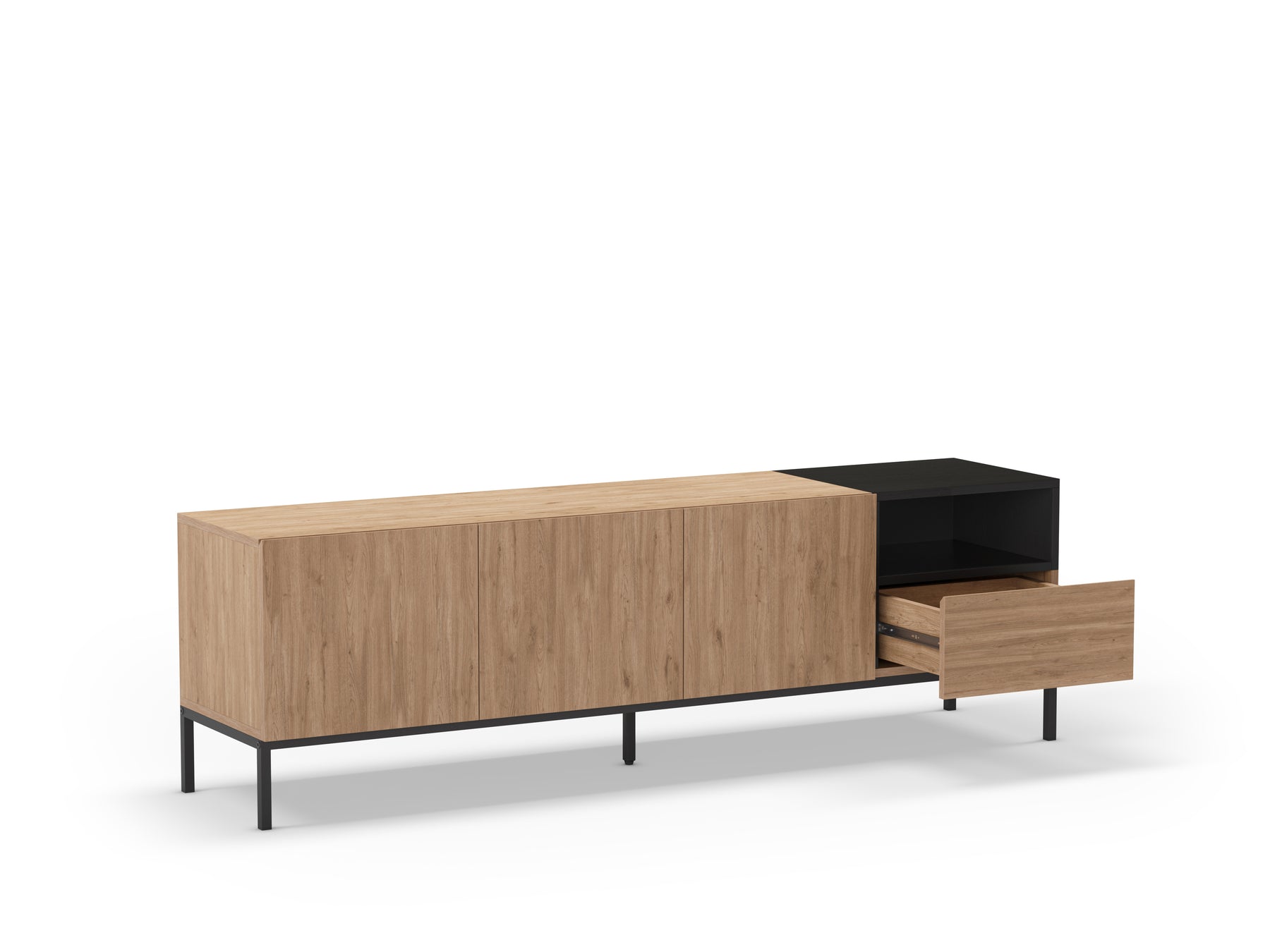 Mobile TV 3 ante 1 cassetto Nalia 180x55 cm