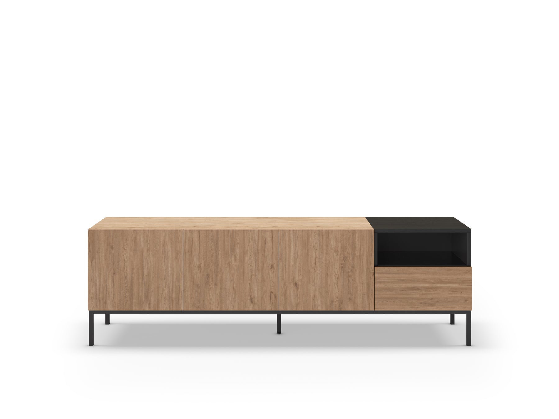 Mobile TV 3 ante 1 cassetto Nalia 180x55 cm