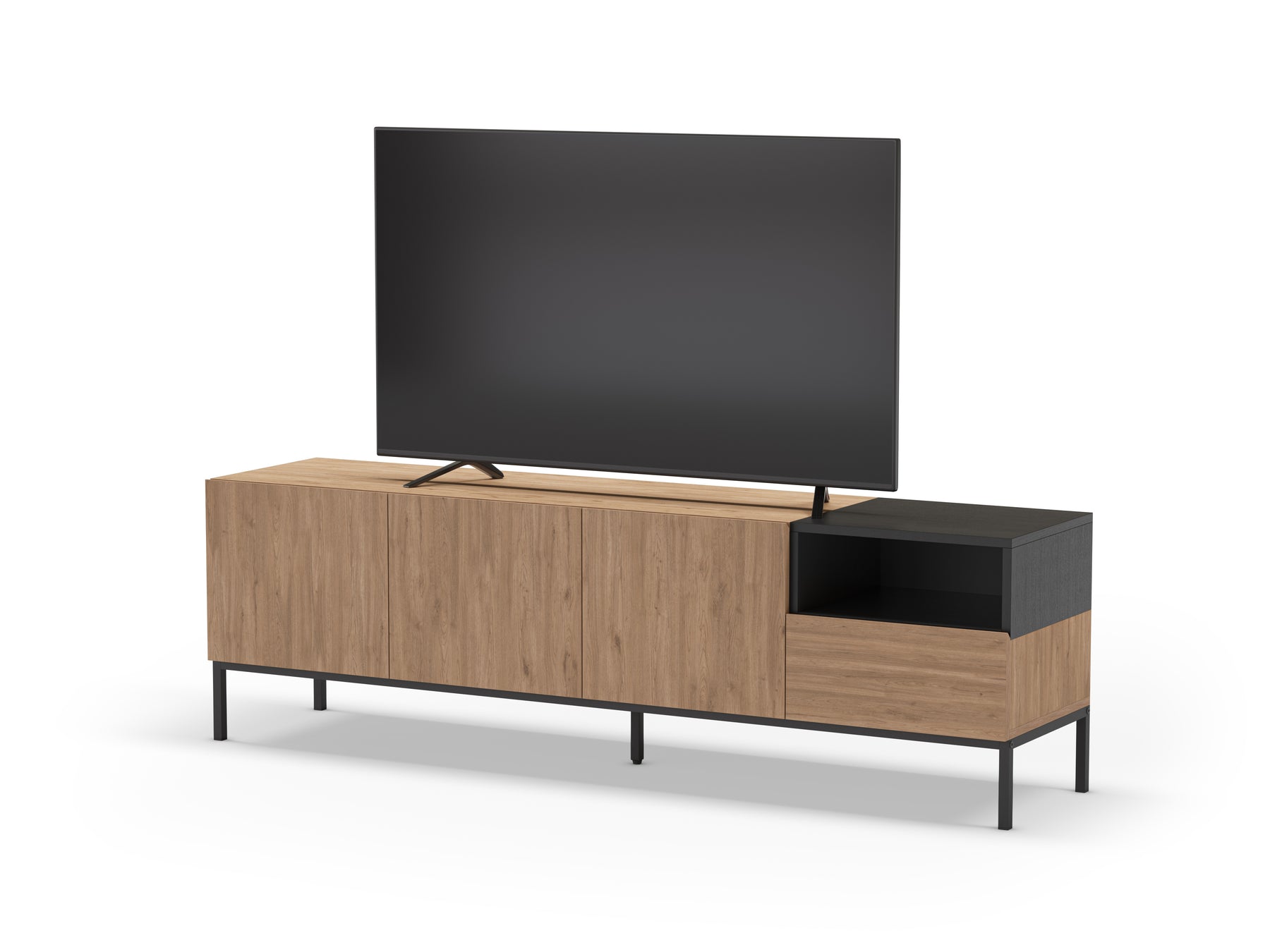 Mobile TV 3 ante 1 cassetto Nalia 180x55 cm