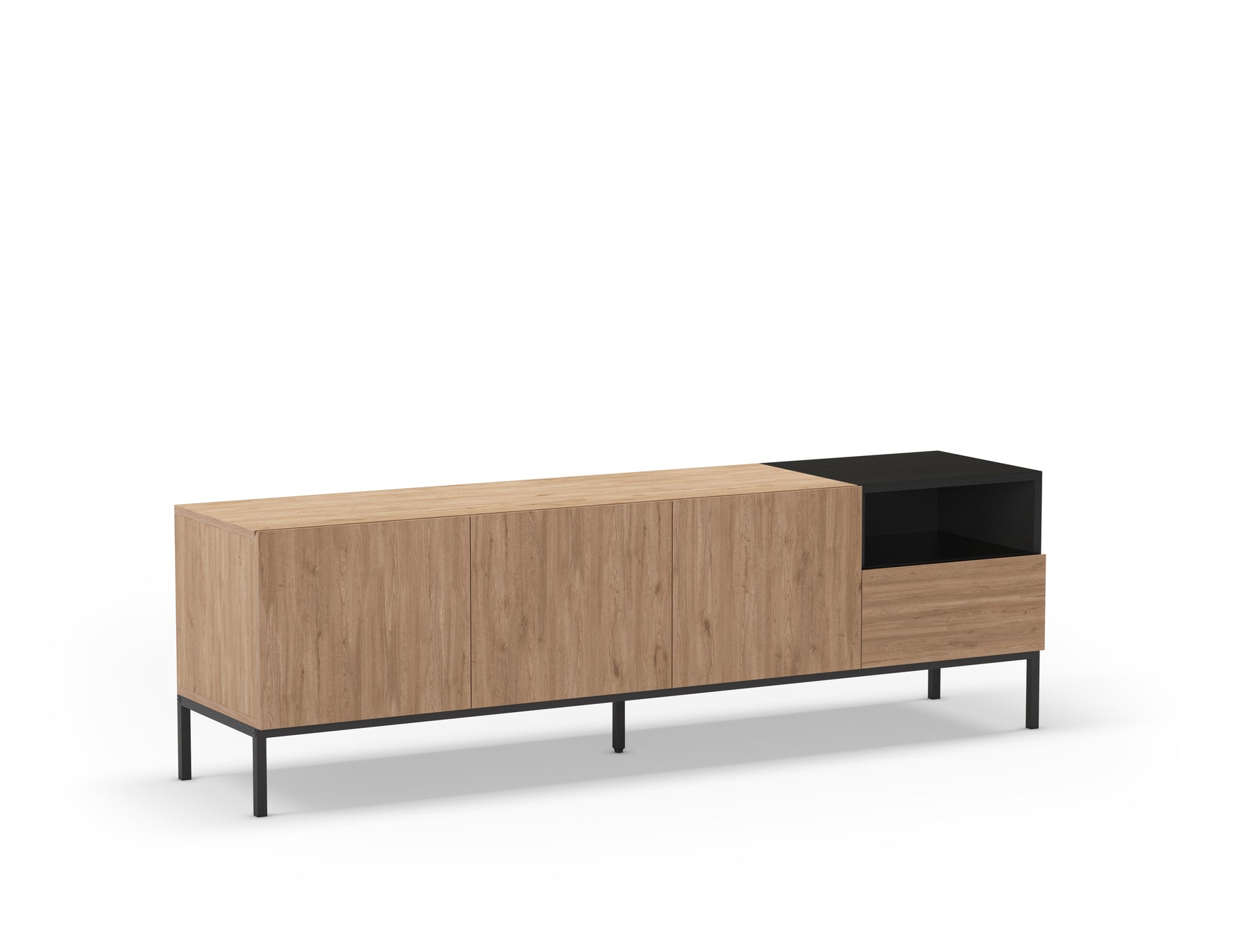 Mobile TV 3 ante 1 cassetto Nalia 180x55 cm