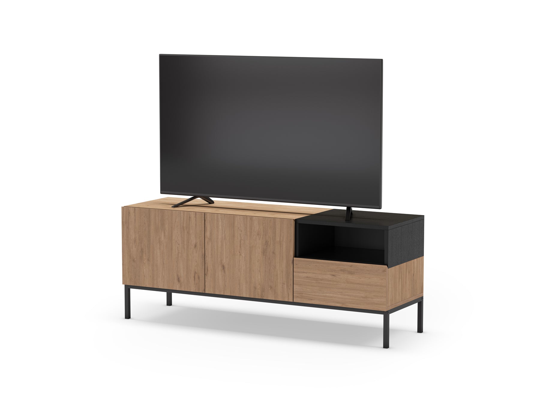 Mobile TV 2 ante 1 cassetto Nalia 140x55 cm