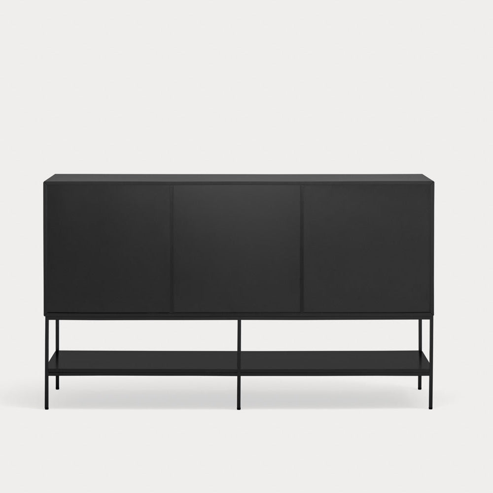 Madia 2 ante 1 cassetto con gambe in metallo Platt 166x98 cm