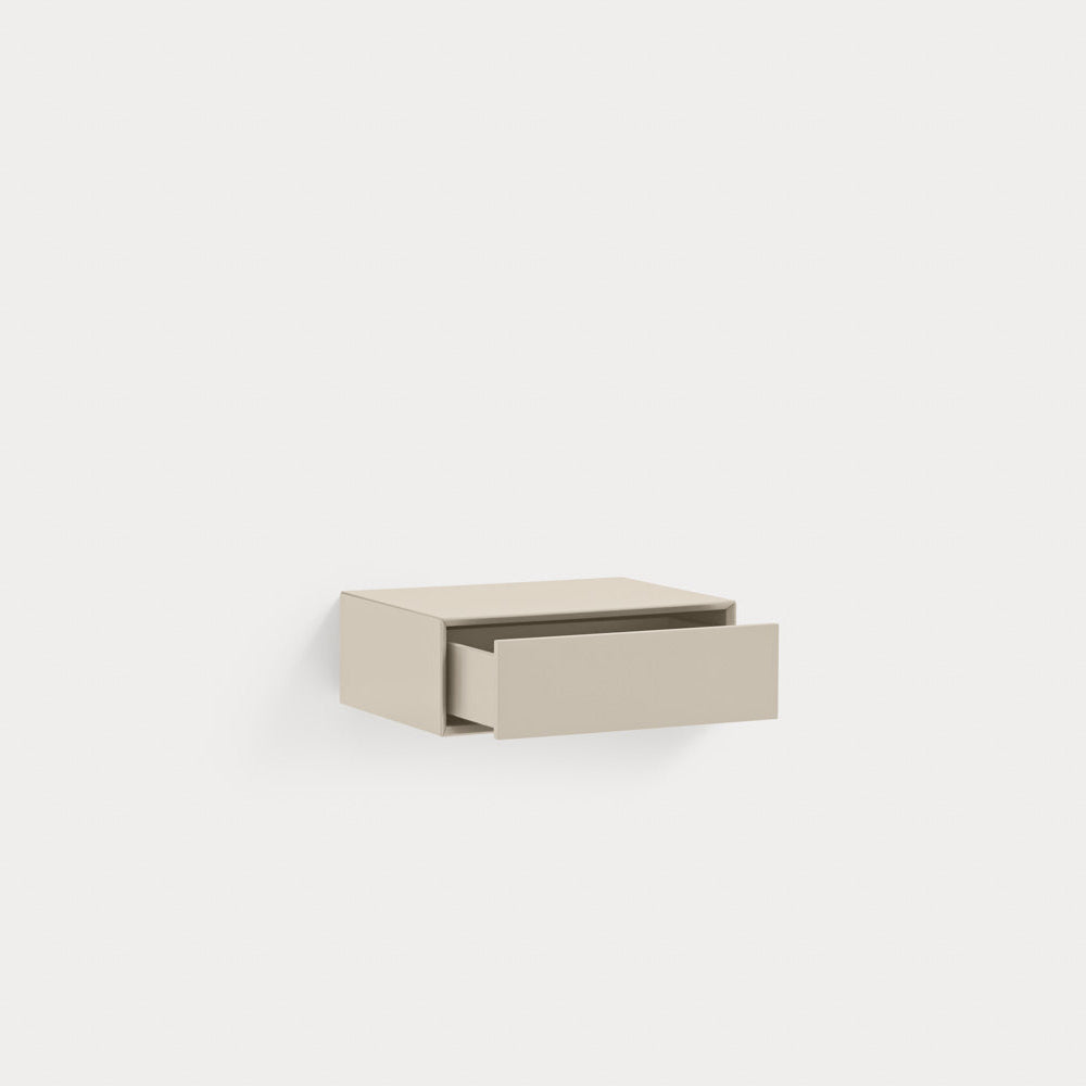 Comodino sospeso 1 cassetto Platt 55x19 cm