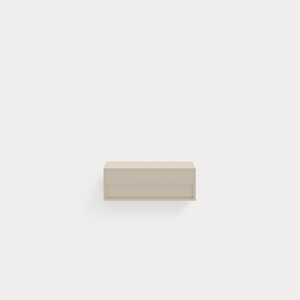 Comodino sospeso 1 cassetto Platt 55x19 cm