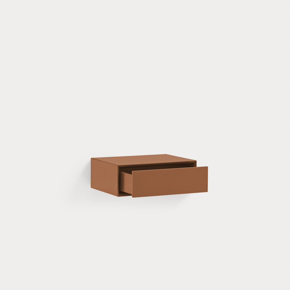 Comodino sospeso 1 cassetto Platt 55x19 cm