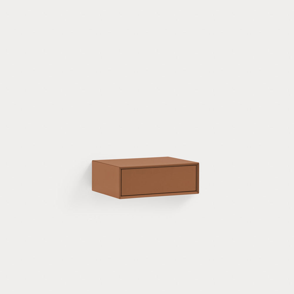 Comodino sospeso 1 cassetto Platt 55x19 cm