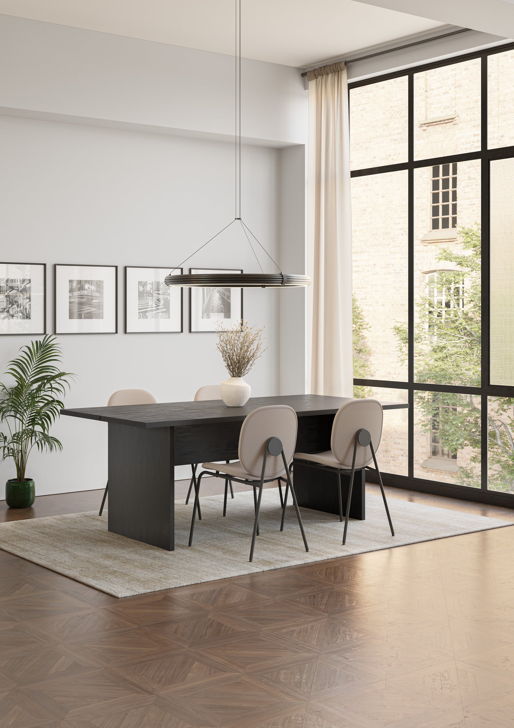 Tavolo rettangolare Lennor 100x75 cm