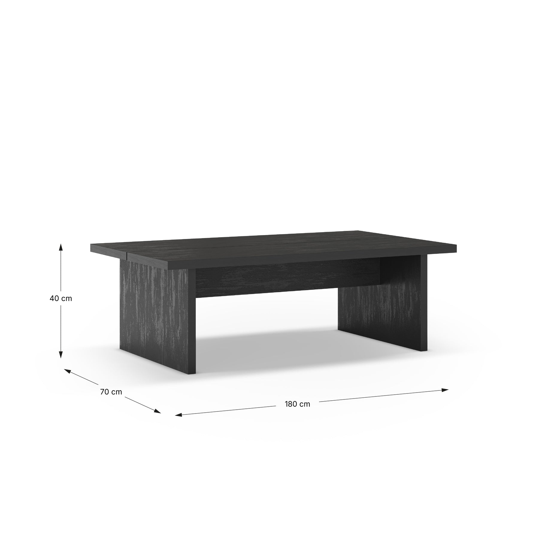 Tavolino rettangolare Lennor 70x40 cm