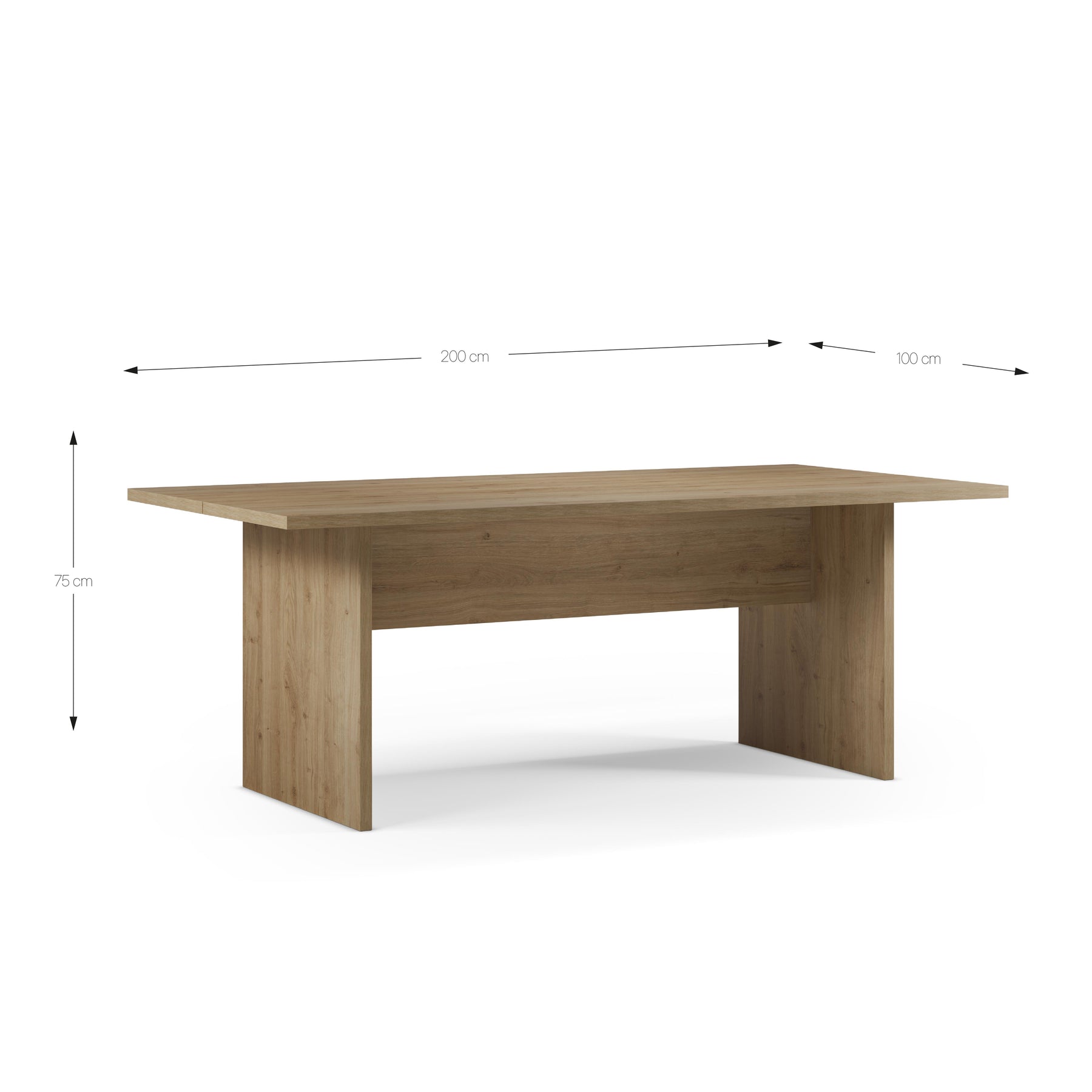 Tavolo rettangolare Lennor 100x75 cm