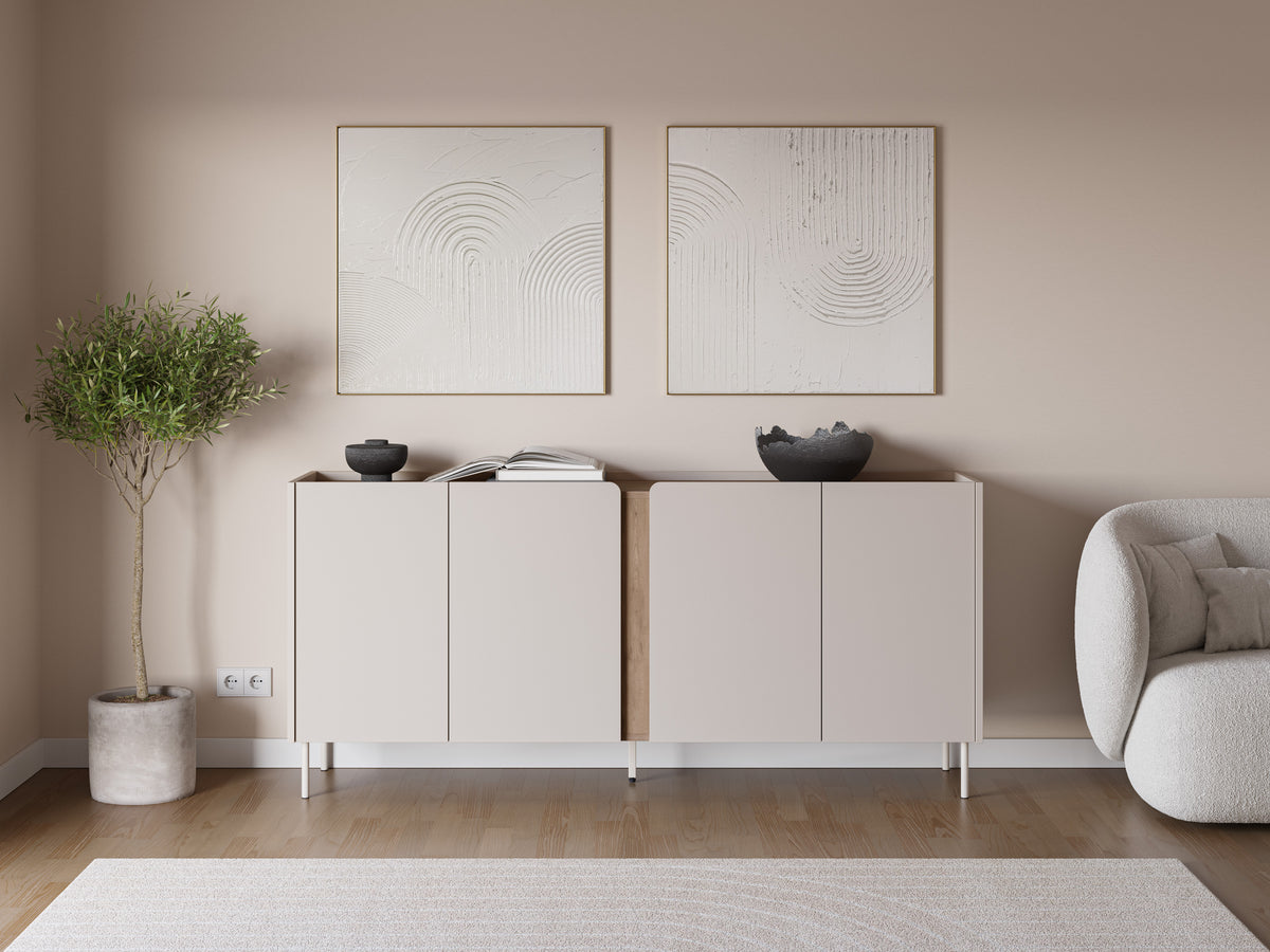 Madia 4 ante crema Lucis 180x82 cm