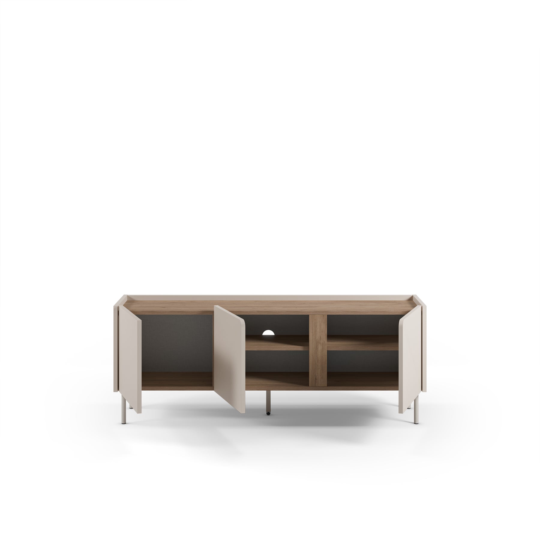 Mobile TV 3 ante crema Lucis 140x53 cm