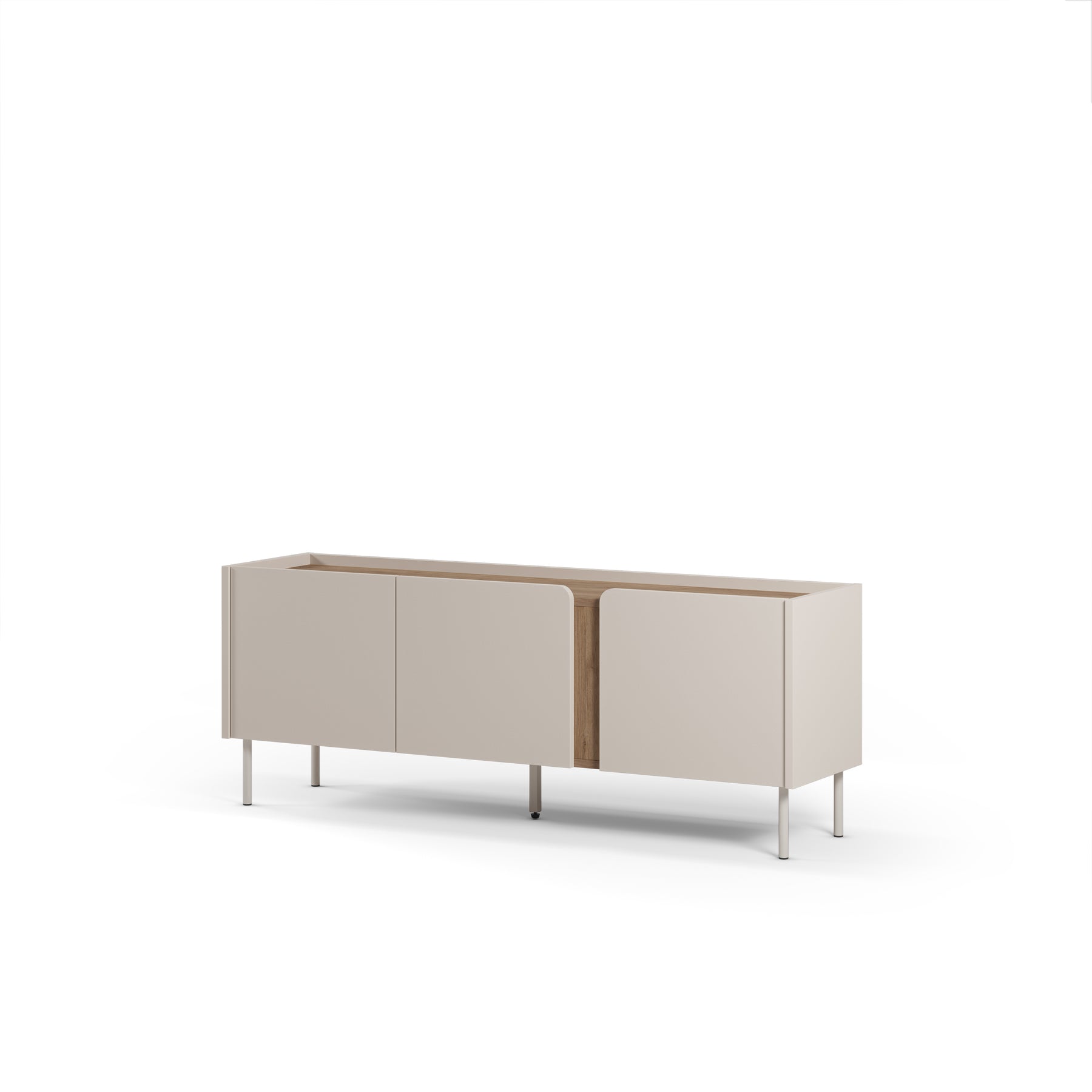 Mobile TV 3 ante crema Lucis 140x53 cm