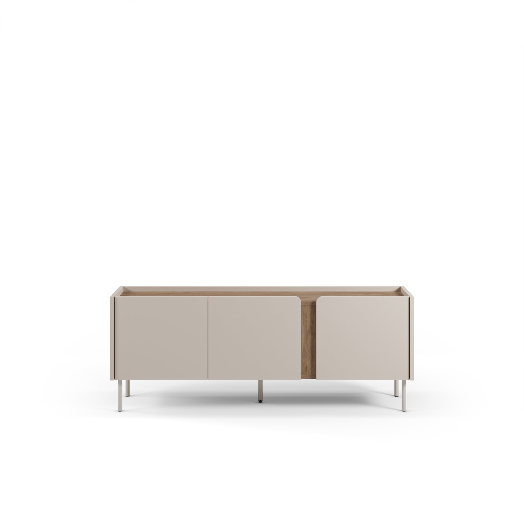 Mobile TV 3 ante crema Lucis 140x53 cm